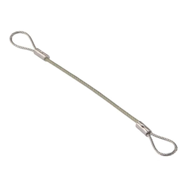 Heritage Industrial 2 Loops Lanyard, 6 in, 1/16 in Pin Dia., Steel, Nylon Coated TS1-062-6000 - main